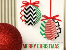 Handmade Christmas Ornament Cards