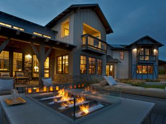Entertainment deck of the HGTV Dream Home 2012 located in Midway, Utah