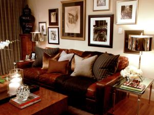 Menswear Inspired Living Room