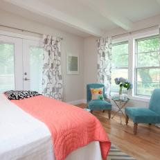 Light & Dreamy Master Bedroom With Sitting Area
