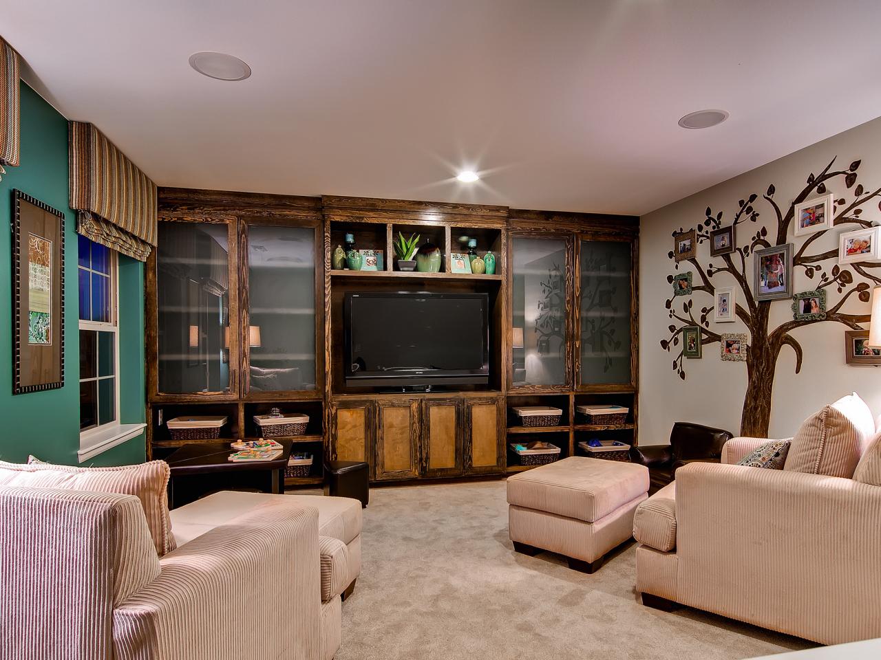 Family Room Entertainment Wall