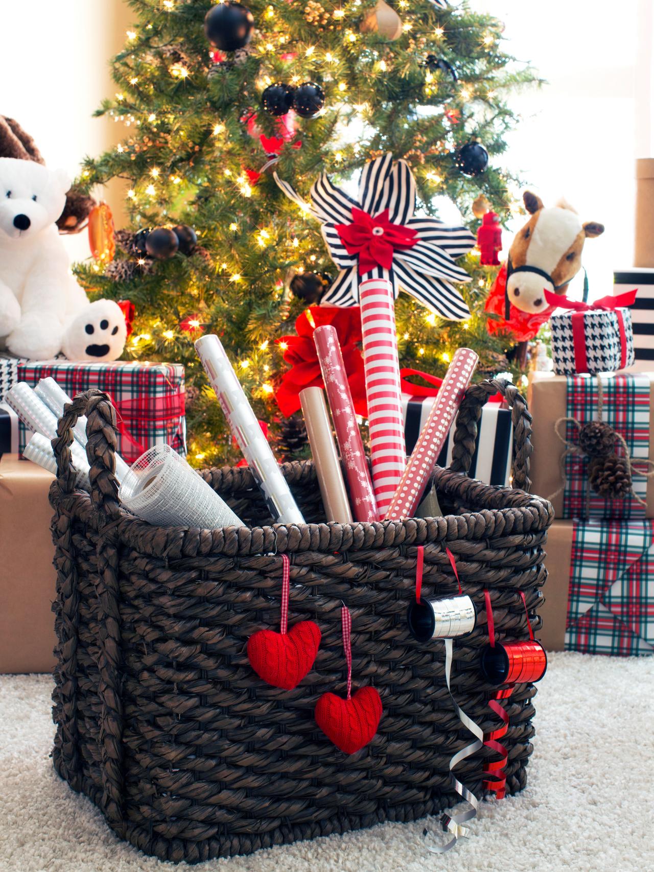 14 Ways to Organize Your Wrapping Paper and Gift Bags