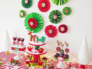 Original-Birds-Party-Rudolph-Fondue-Party-Slide-3-Buffet-With-Traditional-Red-Green_s3x4