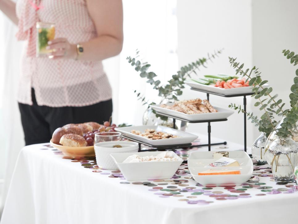 cocktail party table