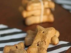 Bone-Shaped Peanut Butter Dog Treats