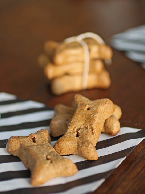 Bone-Shaped Peanut Butter Dog Treats