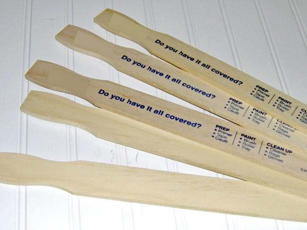 Handmade Paint Stick Ornaments Hgtv