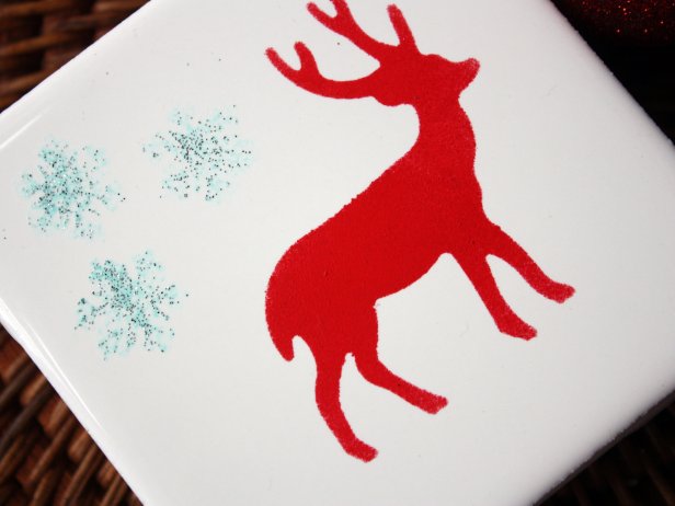 DIY Christmas Coasters