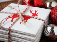 DIY Christmas Coasters