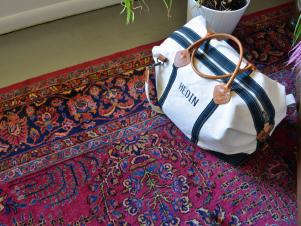 Persian Rug and Valise
