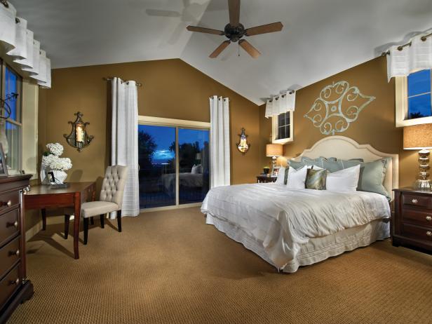 Neutral Master Bedroom | HGTV