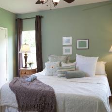 Shades of Gray Bedroom Bestows Serenity and Comfort