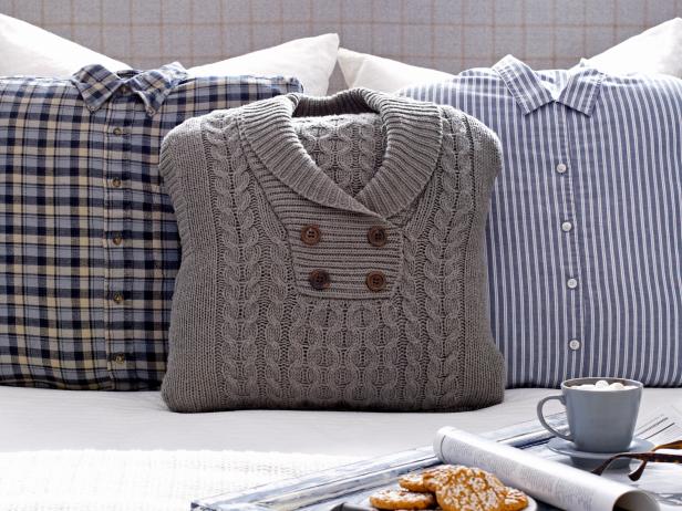 Sweater and Menswear Pillows 