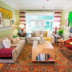 Eclectic Craftsman-Style Living Room