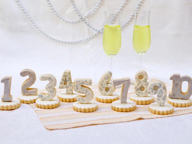 New Year's Eve Number Cookies