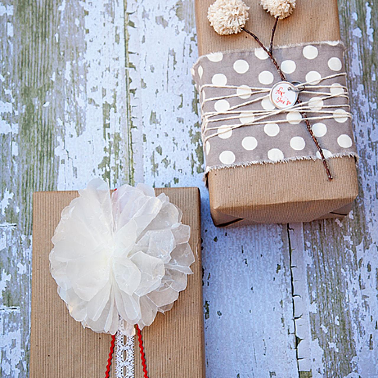 Two Ways to Wrap Gorgeous Gifts With Plain Brown Paper