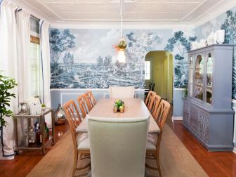 Dining Room With Tin Ceiling