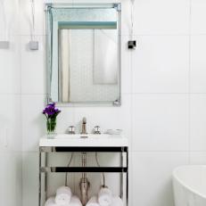 Contemporary Single Vanity Bathroom