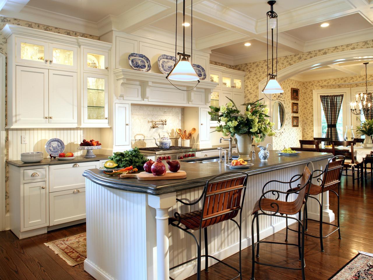  Kitchen  Island  with Stools HGTV 