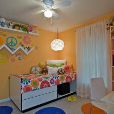 Bright and Fun Eclectic Tween's Bedroom