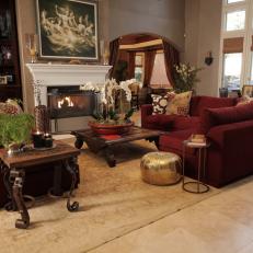 Moroccan Inspired Living Room 