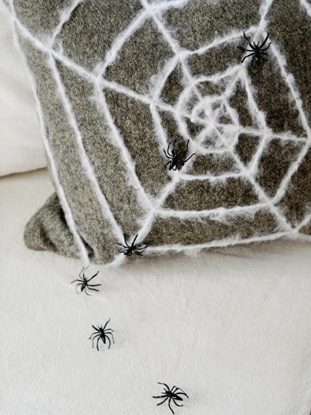 Spider Web Pillow 