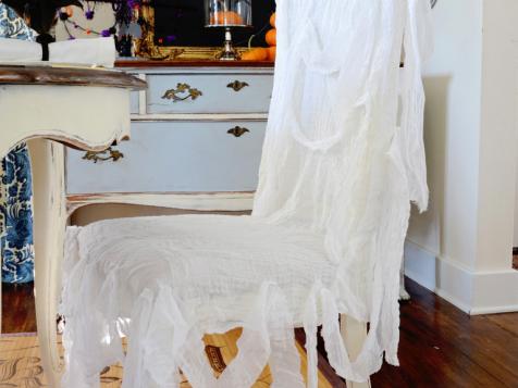 Easy-Sew Ghostly Chair Slipcover