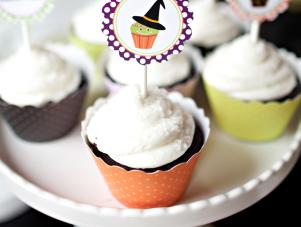Topped Cupcakes Greet Guests