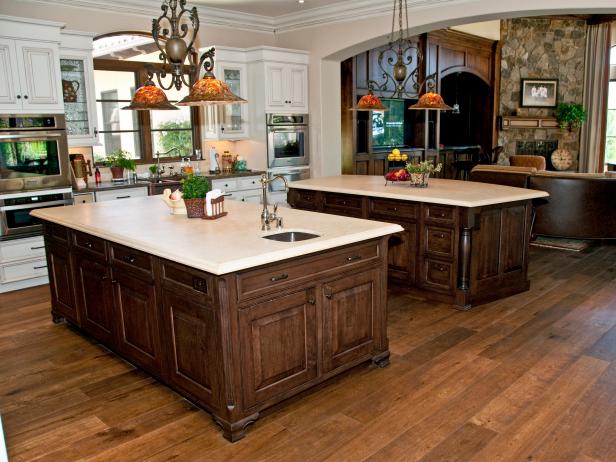 Kitchen With Wide-Plank Hardwood Flooring | HGTV