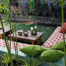 Lovely Asian-Style Outdoor Living Area