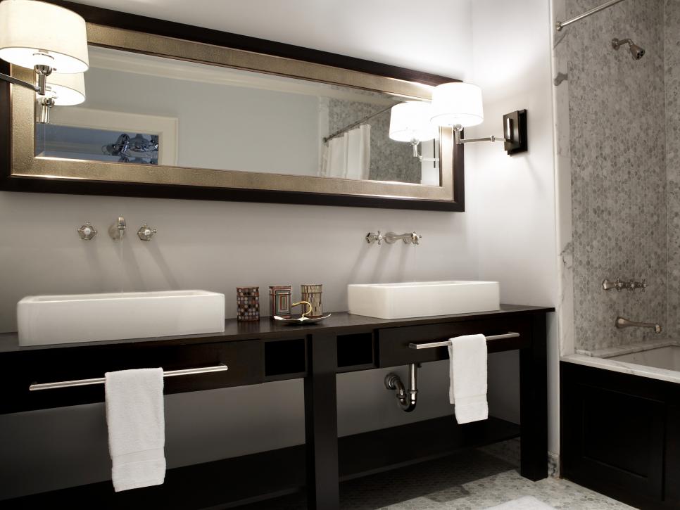 Black And White Bathrooms Hgtv