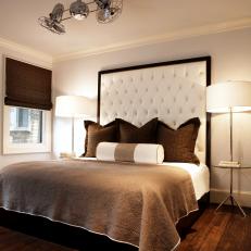 Soothing Chocolate and Cream Bedroom