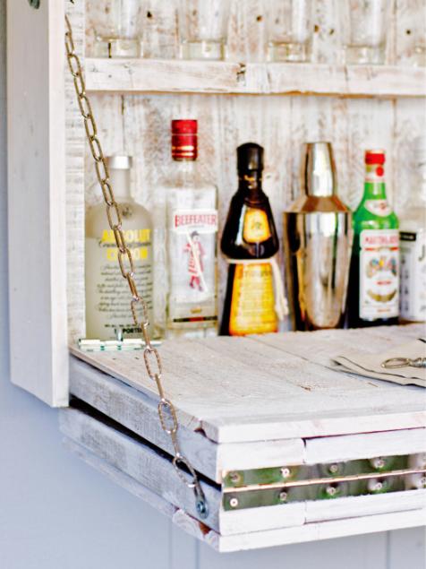 Pallet alcohol shelf hot sale