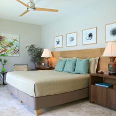 Midcentury Modern Coastal-Themed Bedroom