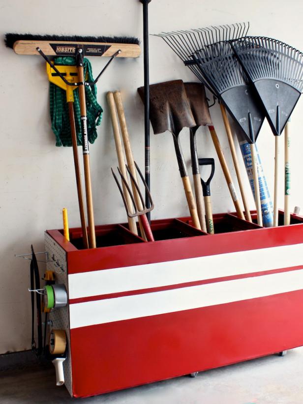 Cleaning And Sharpening Garden Tools, Storage For Garden Tools In Garage