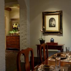 Artwork Showcased in Traditional Dining Space