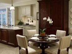 White Kitchen and Breakfast Table