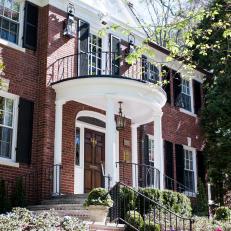 Colonial-Style Classic Brick Home