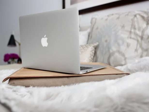 Laptop in Bed