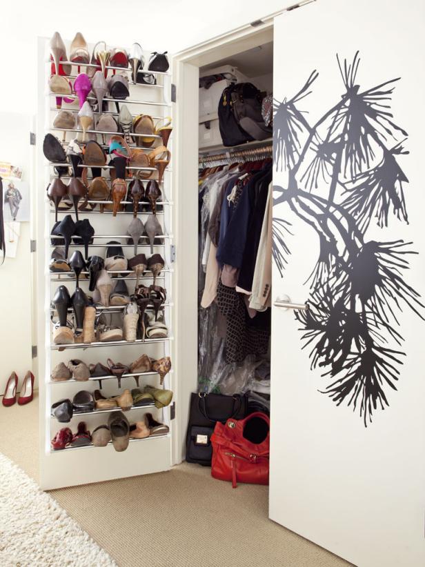 Closet Door Shoe Rack