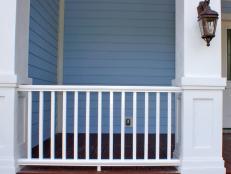 White Porch Railing