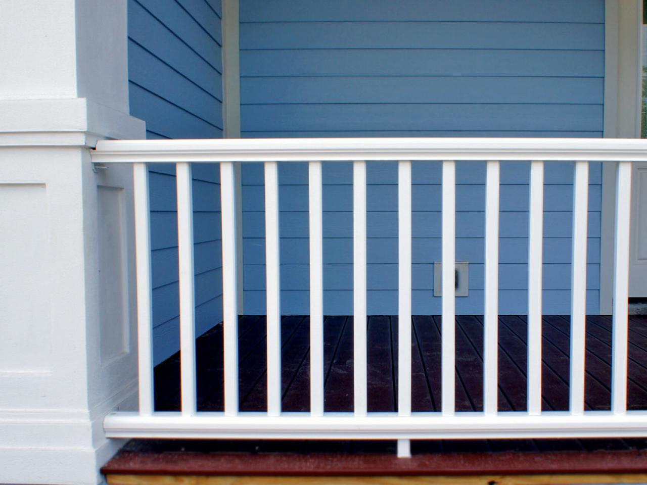 How To Install A Porch Railing, How To Remove Paint From Outdoor Wood Railing