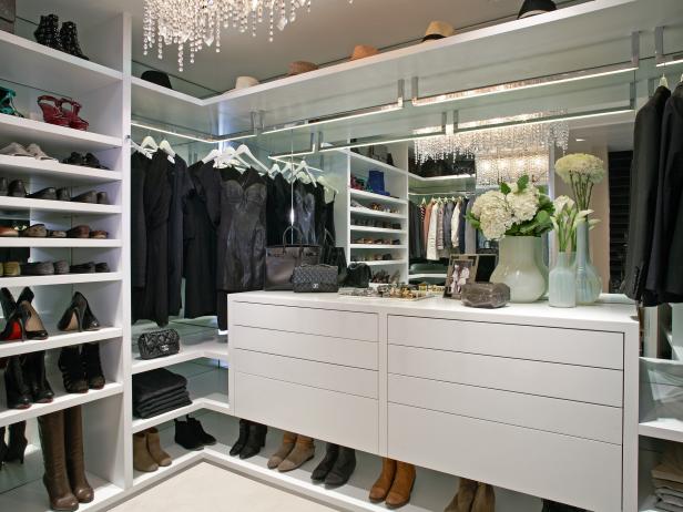 Dreamy Walk In Closet With Dresser Hgtv