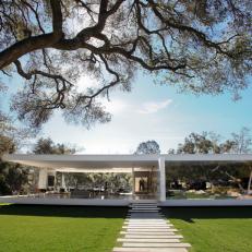 Modern Glass Pavilion Home in Santa Barbara