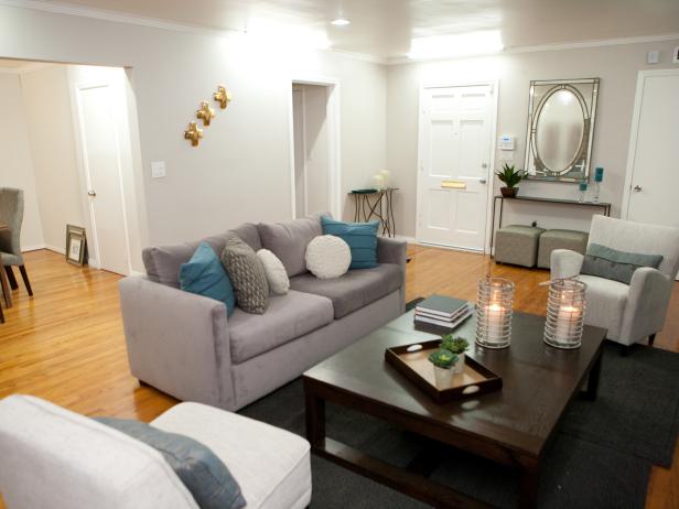 After: Comfortable and Chic Living Room | HGTV