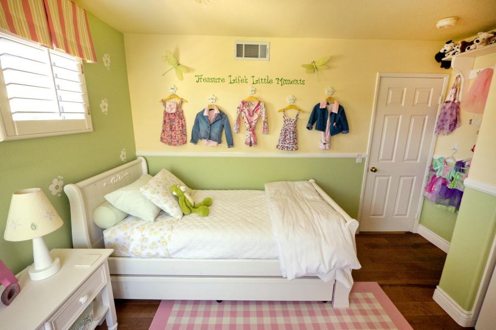 A Multifunctional Little Girl s Room in a Small Space HGTV