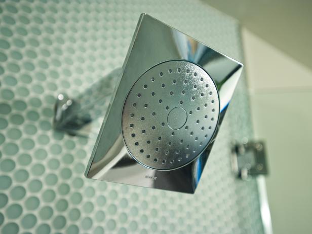 New Chrome Bathroom Showerhead