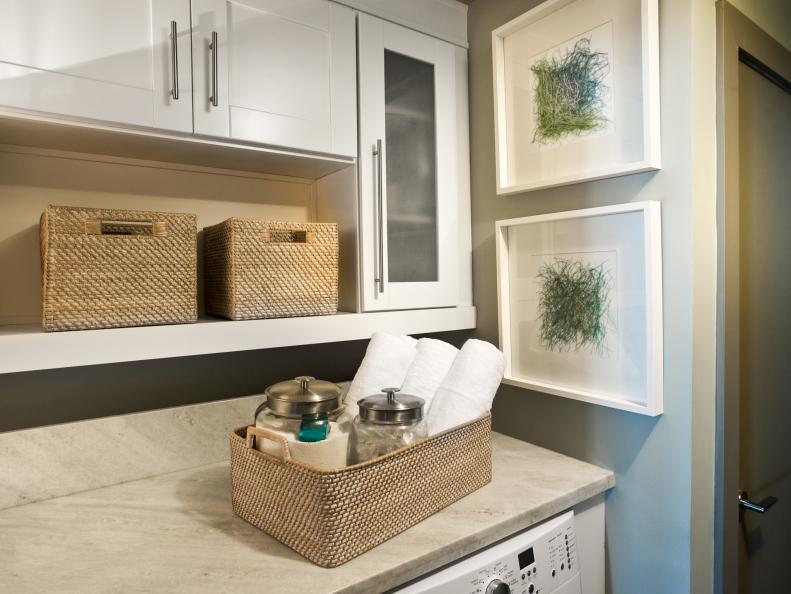Laundry Room With Storage Space 