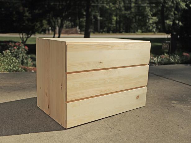 Plain Wooden Dresser