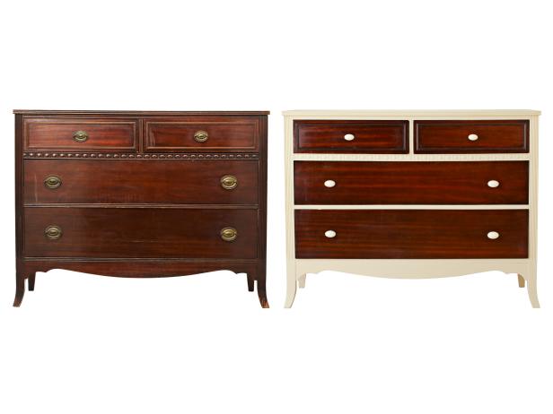 How To Update An Old Dresser, Old Brown Dresser